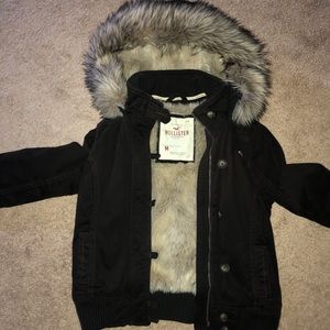 Hollister Fur Coat
